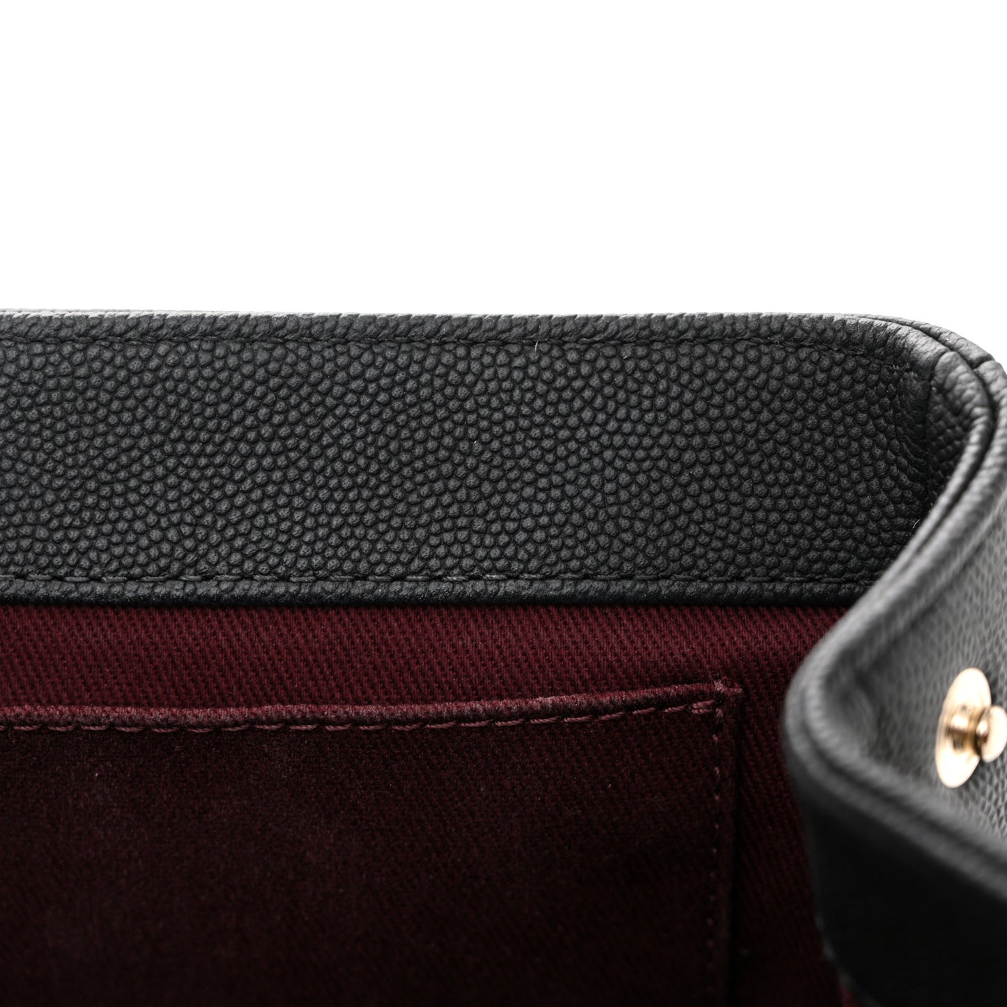 Caviar Quilted Medium Business Affinity Flap Black