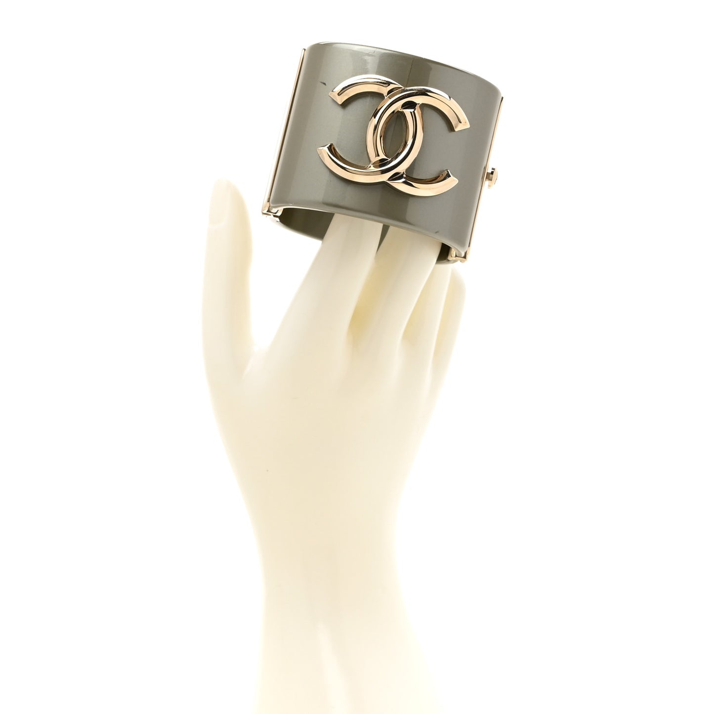 Resin CC Cuff Golden Pearly Beige