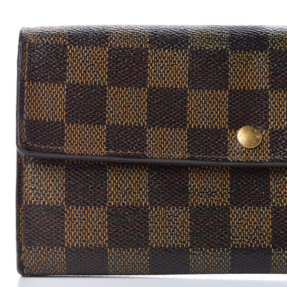 Louis Vuitton Damier Ebene Sarah Wallet 7 of 15
