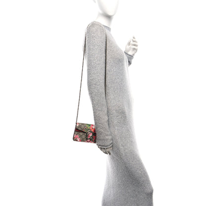 Gucci GG Supreme Monogram Blooms Super Mini Dionysus Shoulder Bag Beige Multicolor Dry Rose 2 of 9