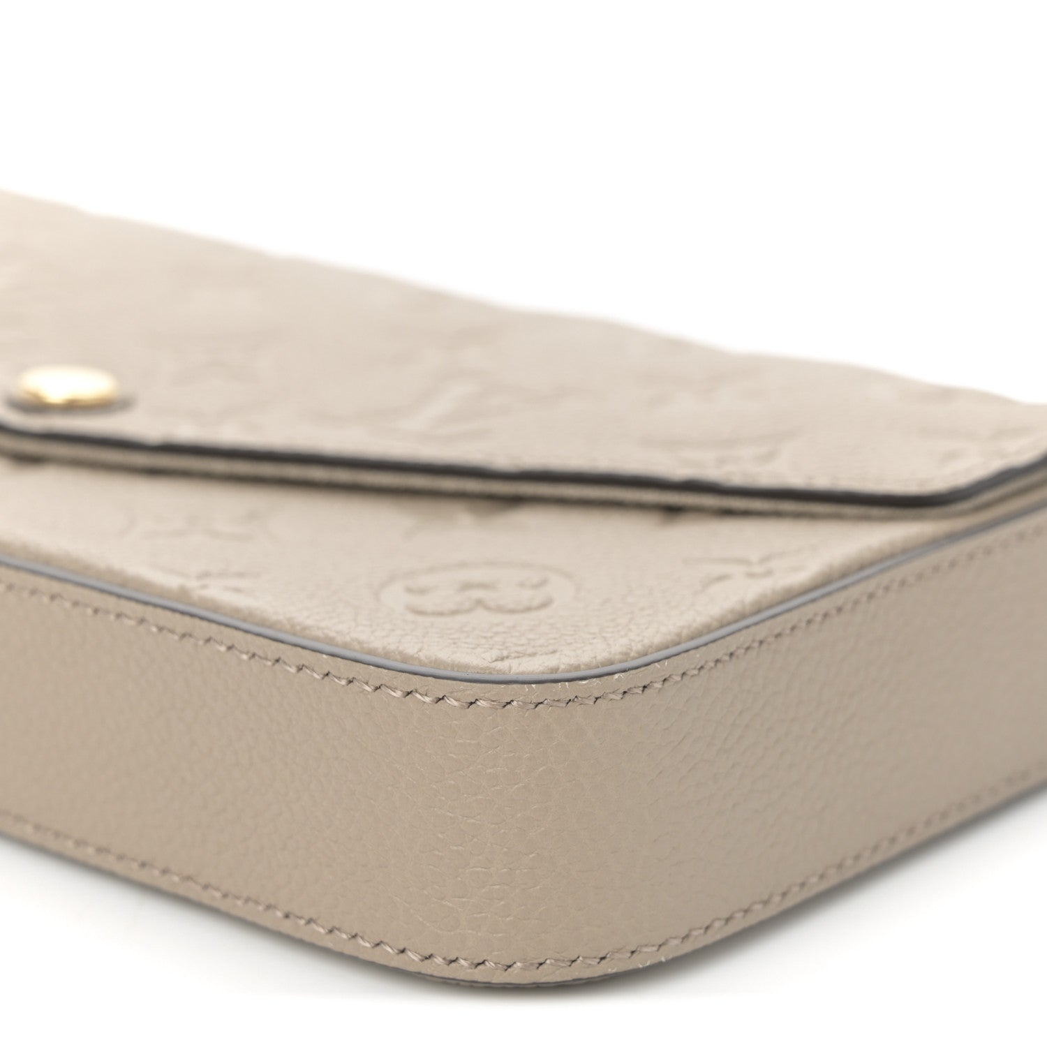 Louis Vuitton Empreinte Pochette Felicie Chain Wallet Tourterelle 10 of 11