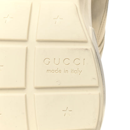 Gucci Calfskin Mouth Print Mens Rhyton Sneakers 9.5 Ivory 6 of 10