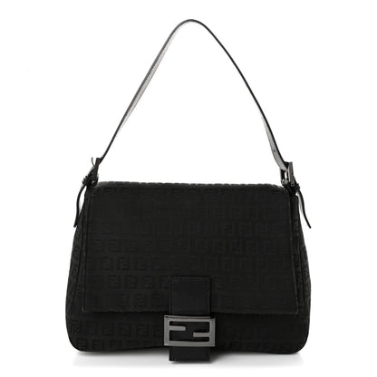 Fendi Zucchino Mama Baguette Black 1 of 10