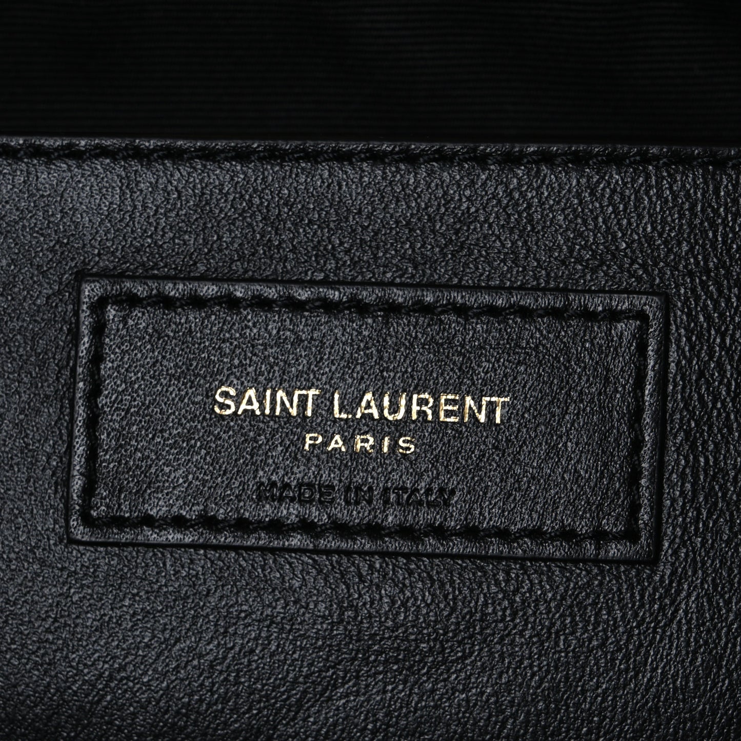 Lambskin Matelasse Monogram Medium Jamie 4.3 Black