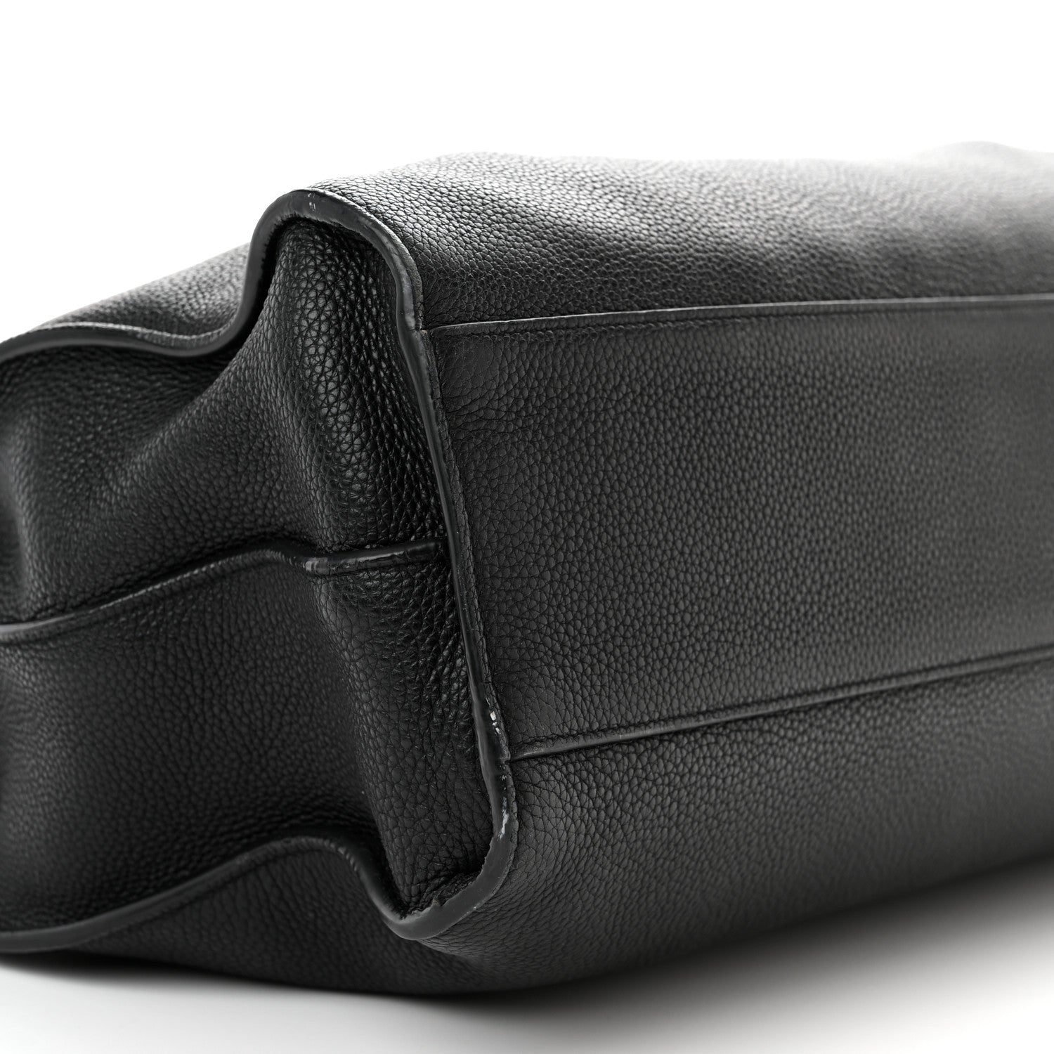 Saint Laurent Grained Calfskin Large Thin Sac De Jour Black 8 of 18