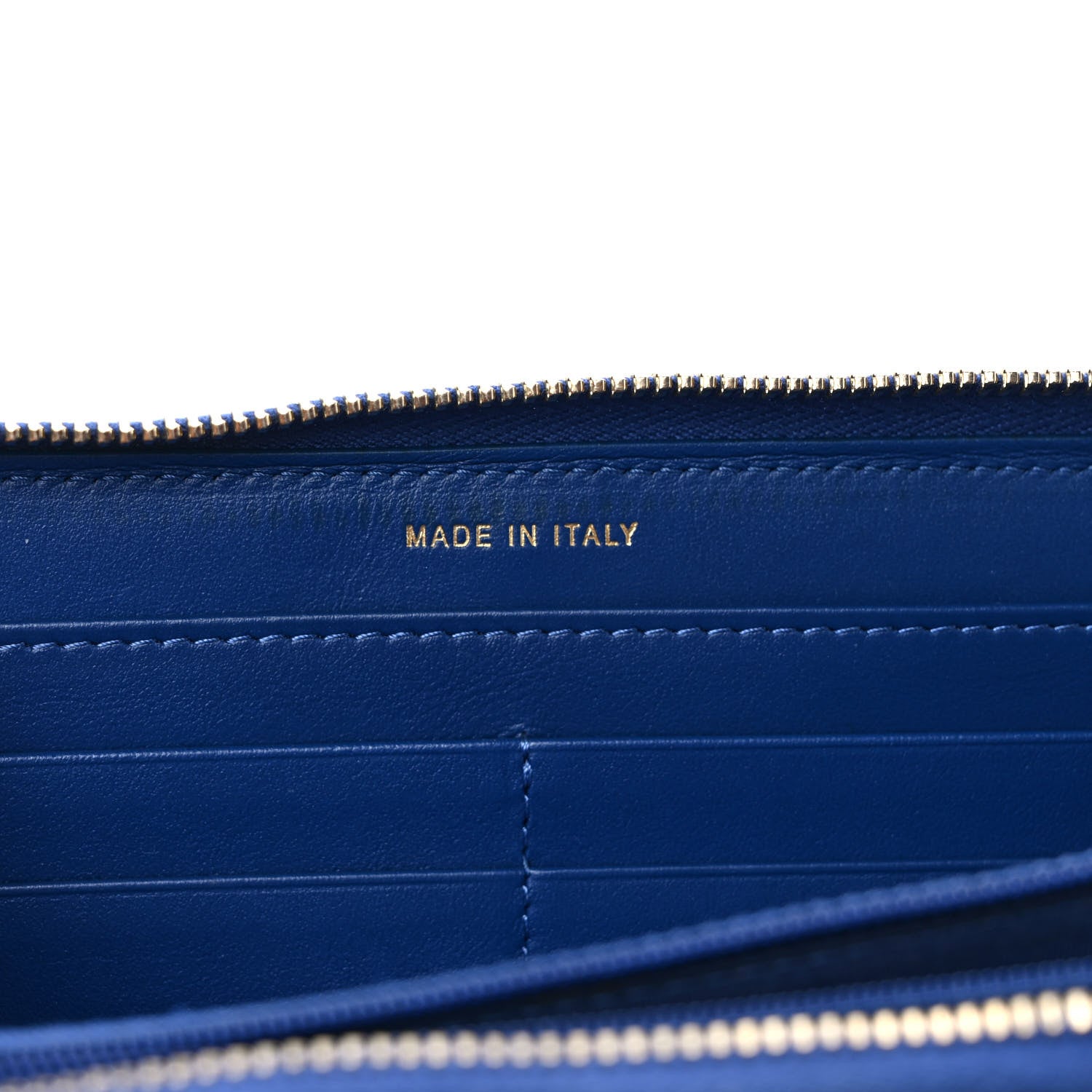 Chanel Shiny Goatskin Quilted Chanel 19 Long Zipped Around Wallet Blue 7 of 10