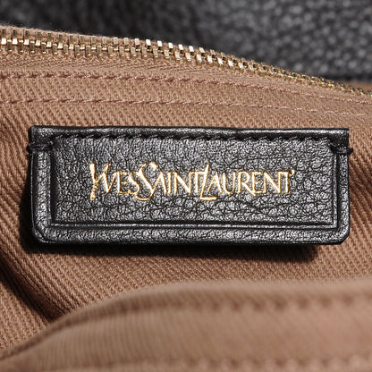 Saint Laurent Calfskin Canvas Medium Muse Two Black 5 of 9