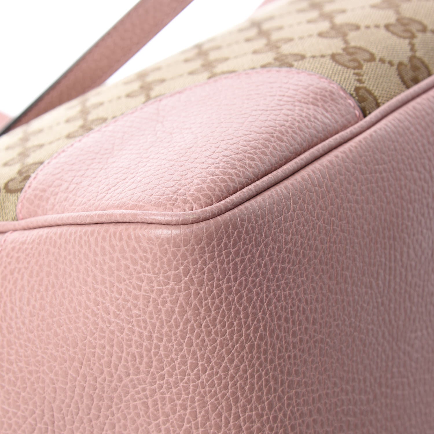 Gucci Monogram Bree Zippered Tote Beige Soft Pink 14 of 16