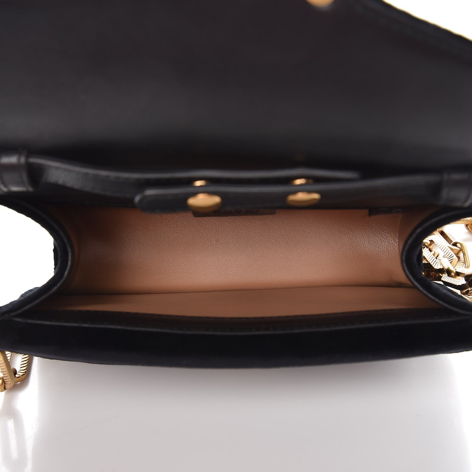 Gucci Velvet Crystal Mini Bee Broadway Shoulder Bag Black 5 of 9