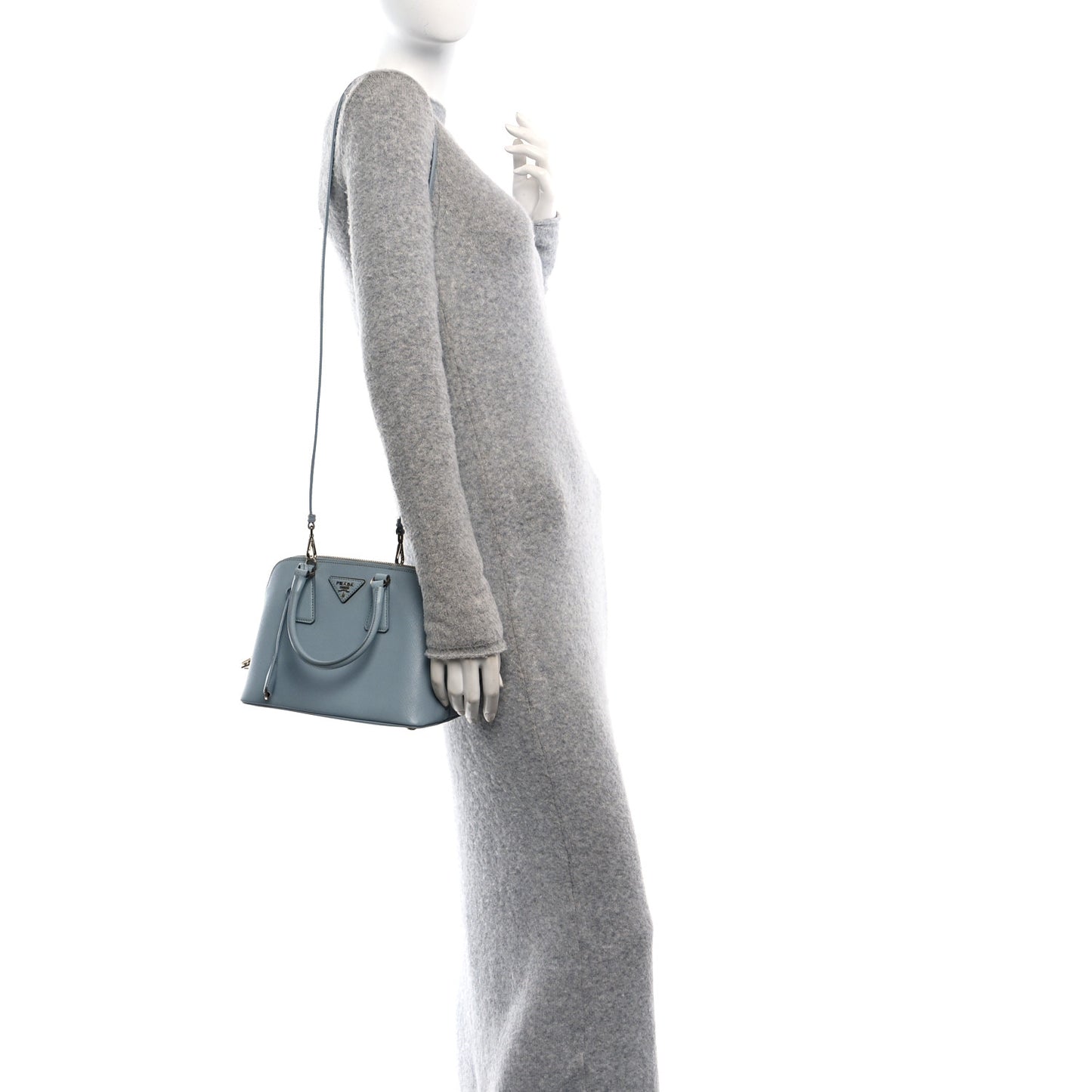 Saffiano Lux Small Promenade Tote Lago