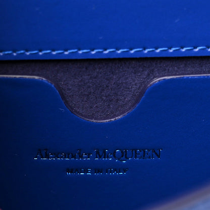 Alexander McQueen Calfskin Mini Jeweled Knuckle Satchel Royal Blue 5 of 8