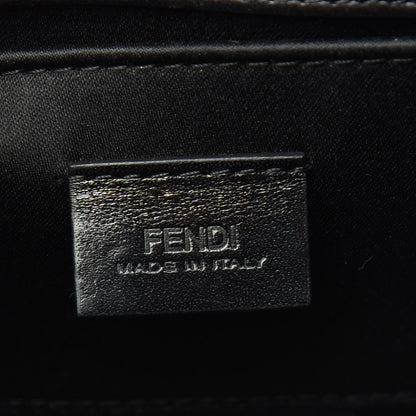 Fendi Snakeskin Mini Rush Clutch Black 6 of 9
