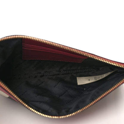 Burberry House Check Derby Peyton Crossbody Clutch Bag Russet Red 5 of 12
