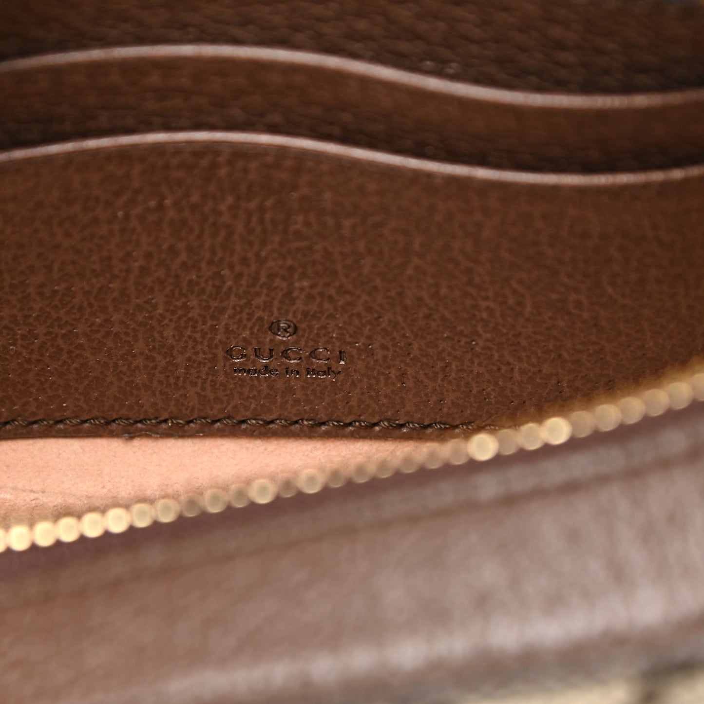 GG Supreme Monogram Textured Calfskin Web Mini Ophidia Half Moon Hobo Beige Ebony New Acero