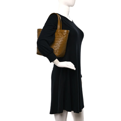 Bottega Veneta Nappa Intrecciato Small Flip Flap Tote Acorn 2 of 8