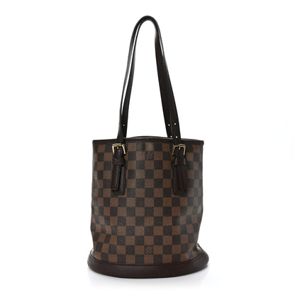 Louis Vuitton Damier Ebene Marais Bucket 23 3 of 10