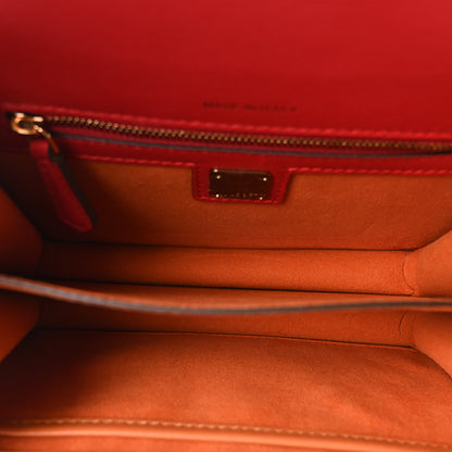 MCM Suede Calf Hair Visetos Patricia Crossbody Bag Cognac Multicolor 4 of 9