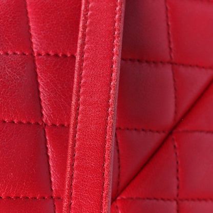 Chanel Lambskin Quilted Large Urban Spirit Backpack Red 13 of 16