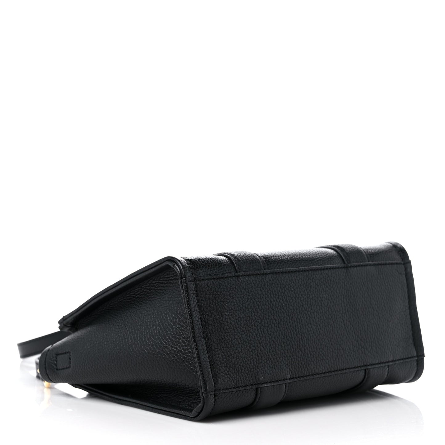 Grained Calfskin Small The Tote Bag Black