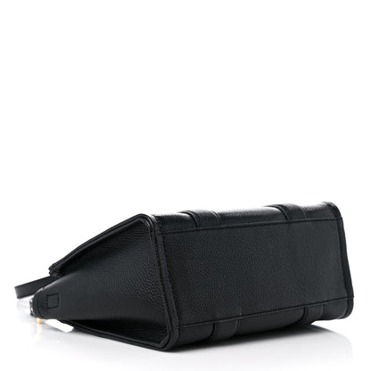 Marc Jacobs Grained Calfskin Small The Tote Bag Black 4 of 10