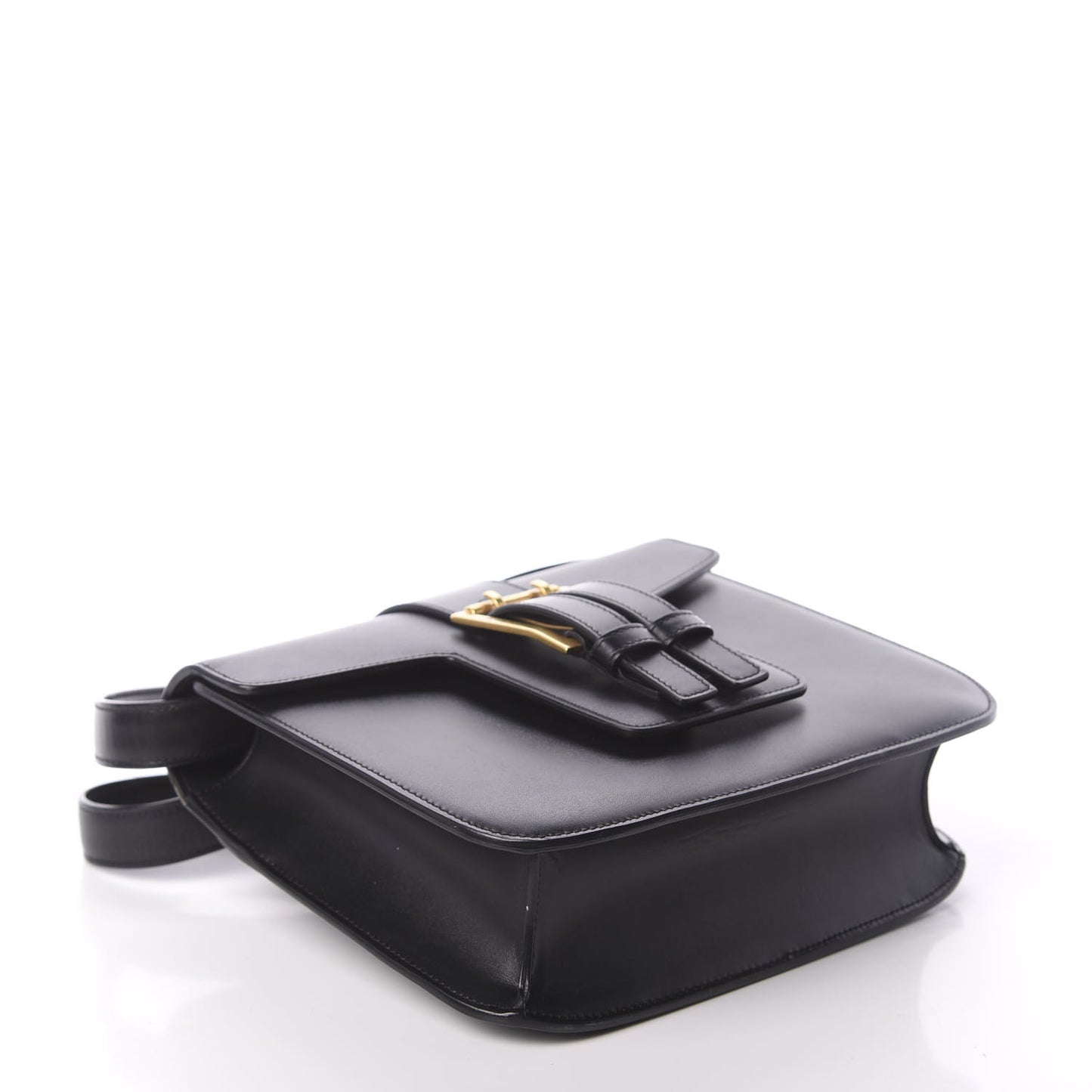 Smooth Calfskin Nico Shoulder Bag Black