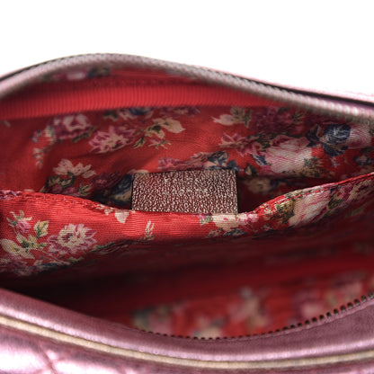 Gucci Laminated Nappa Trapuntata Small Zumi Shoulder Bag Rosa Lago Rame 6 of 9