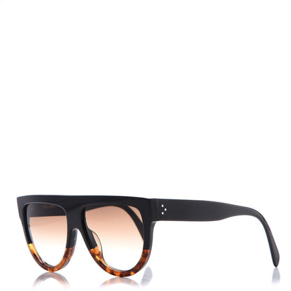 Celine Shadow Sunglasses CL 41026/S Black Havana 1 of 7