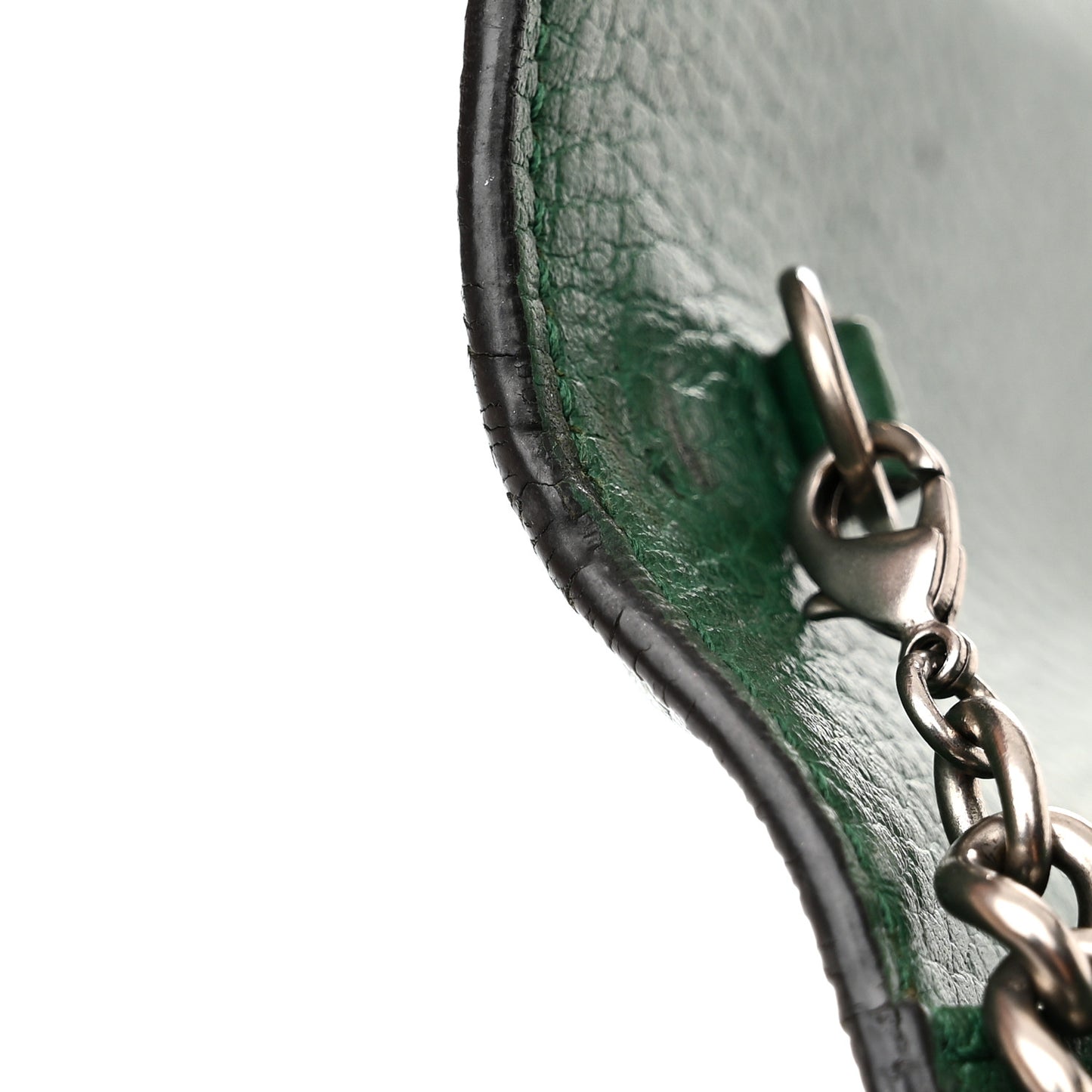 Calfskin Mini Dionysus Chain Wallet Emerald