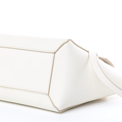 Celine Grained Calfskin Micro Belt Bag White 9 of 10