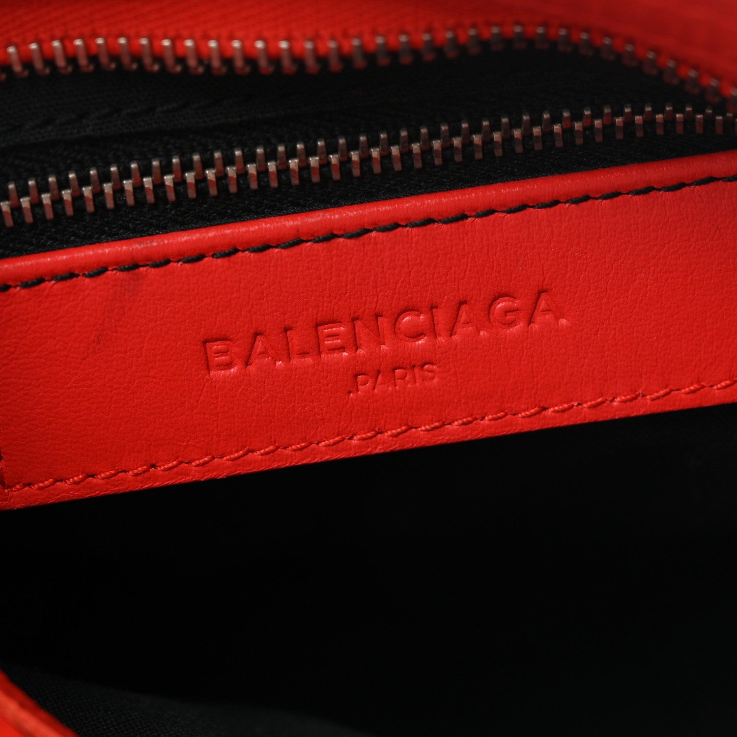 Balenciaga Matte Goatskin Rubber Covered Classic Hardware Mini City Rouge Coquelico Rouge Braise 7 of 11