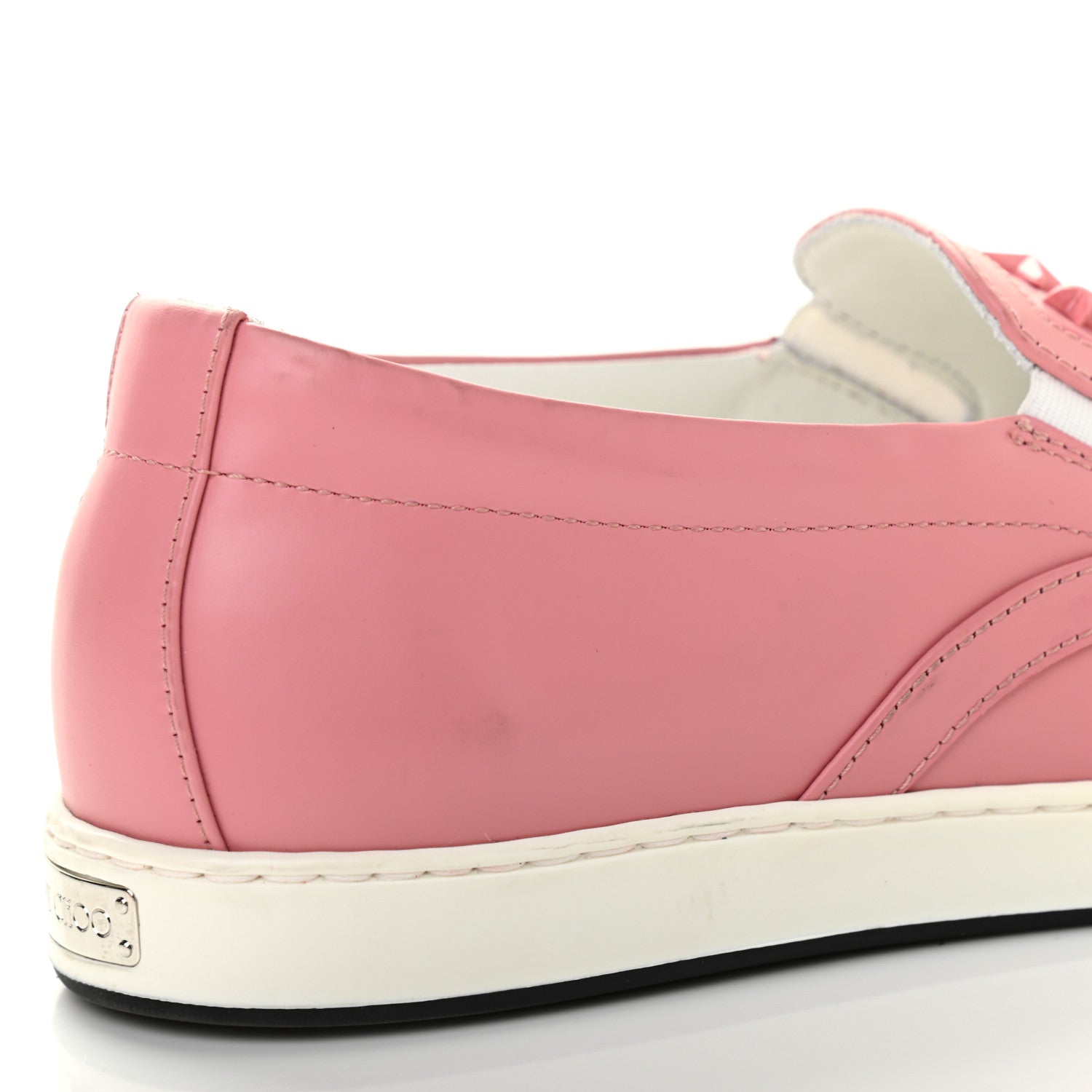 Jimmy Choo Calfskin Grove Sneakers 37.5 Pink 15 of 18
