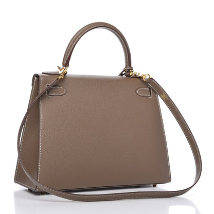 Hermes Epsom Kelly Sellier 28 Etoupe 3 of 11