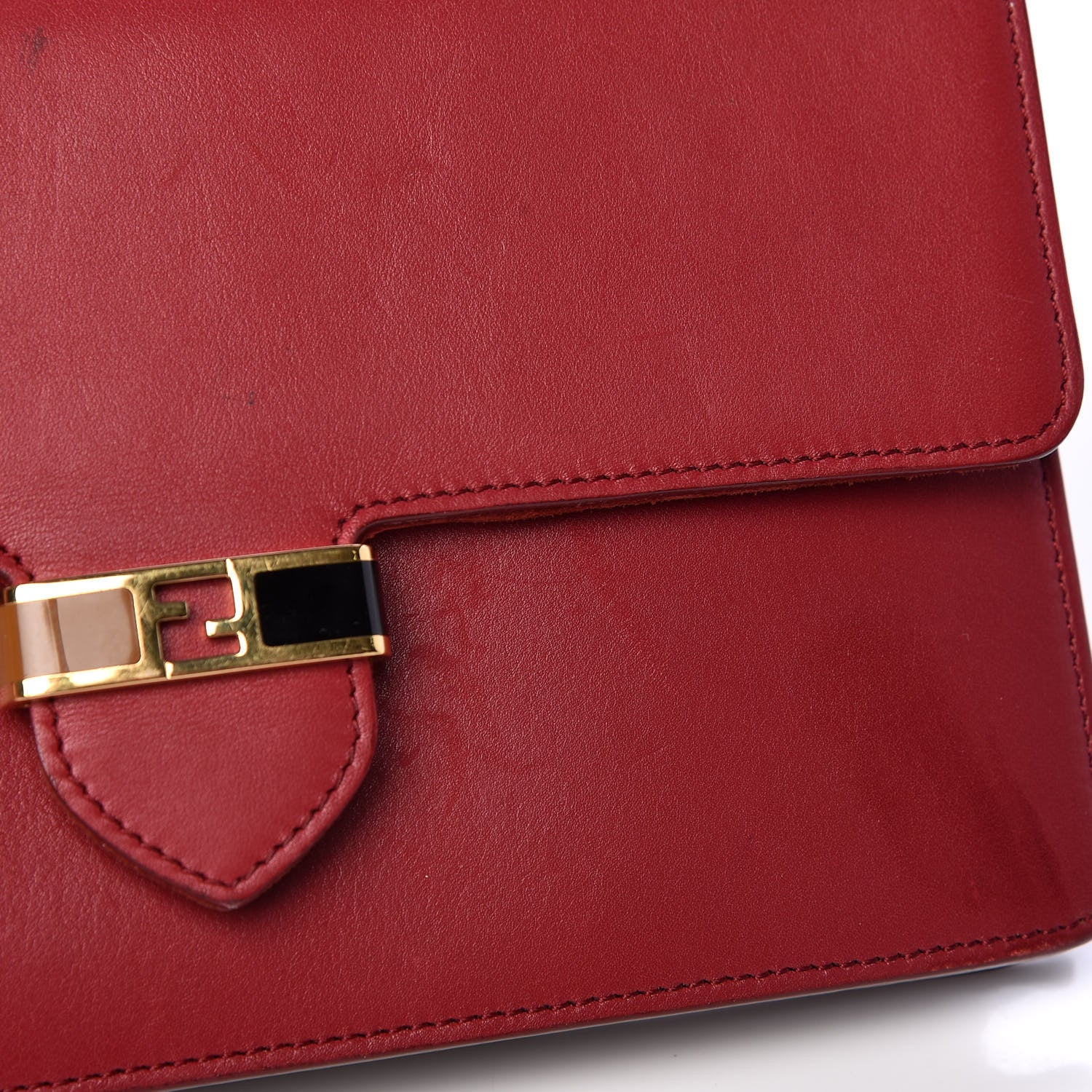 Fendi Vitello Wallet On Chain Red 13 of 15
