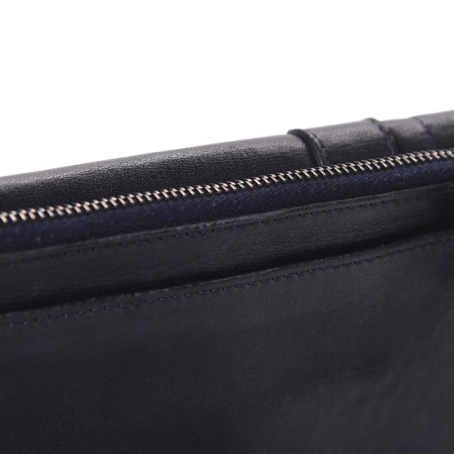 Lambskin PS1 Large Chain Wallet Midnight