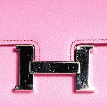 Hermes Epsom 14cm Micro Constance 5P Pink 10 of 10