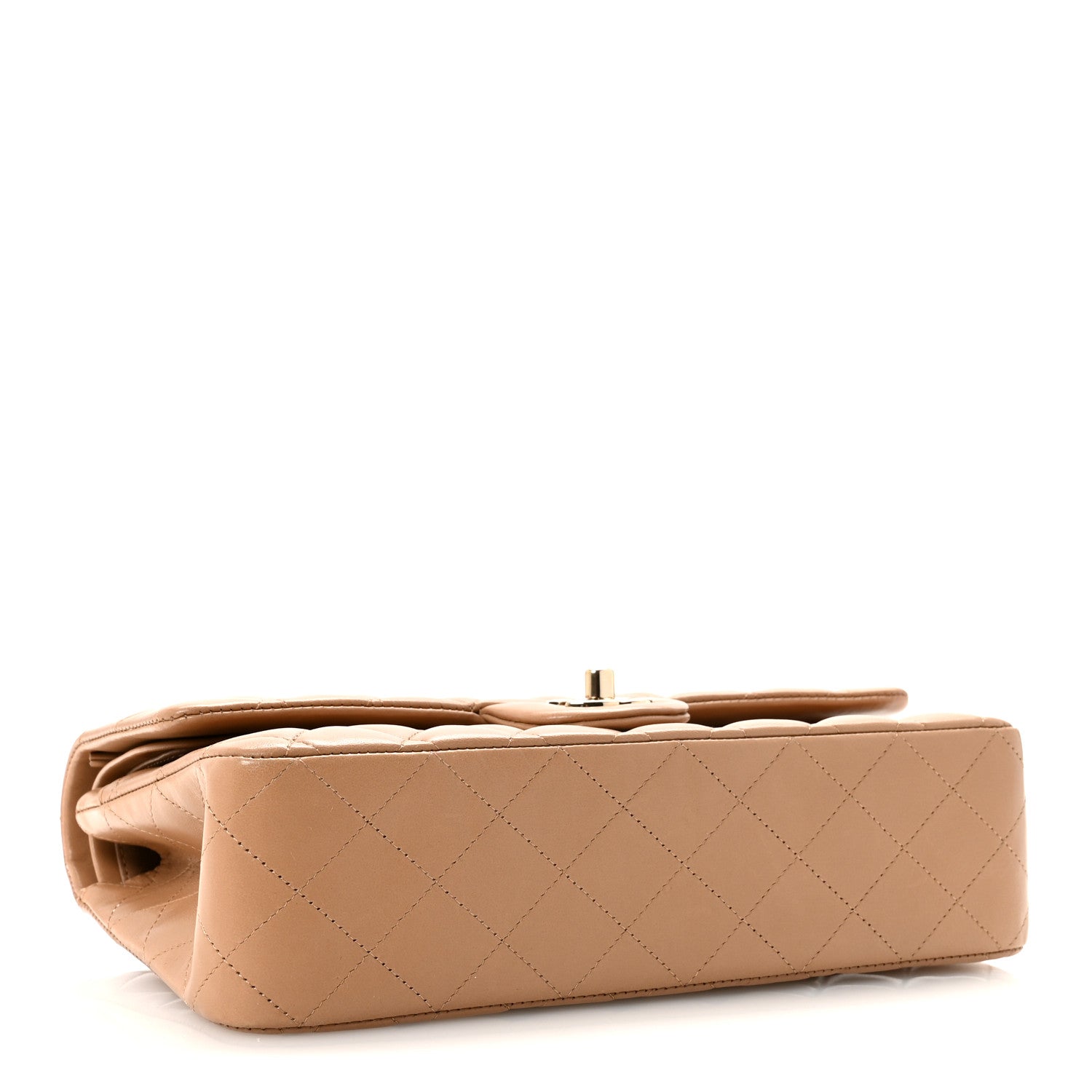 Chanel Lambskin Quilted Medium Double Flap Brown 4 of 10