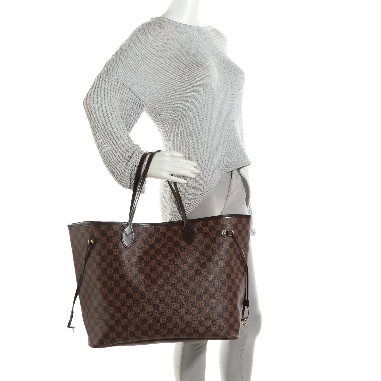 Louis Vuitton Damier Ebene Neo Neverfull GM 2 of 9