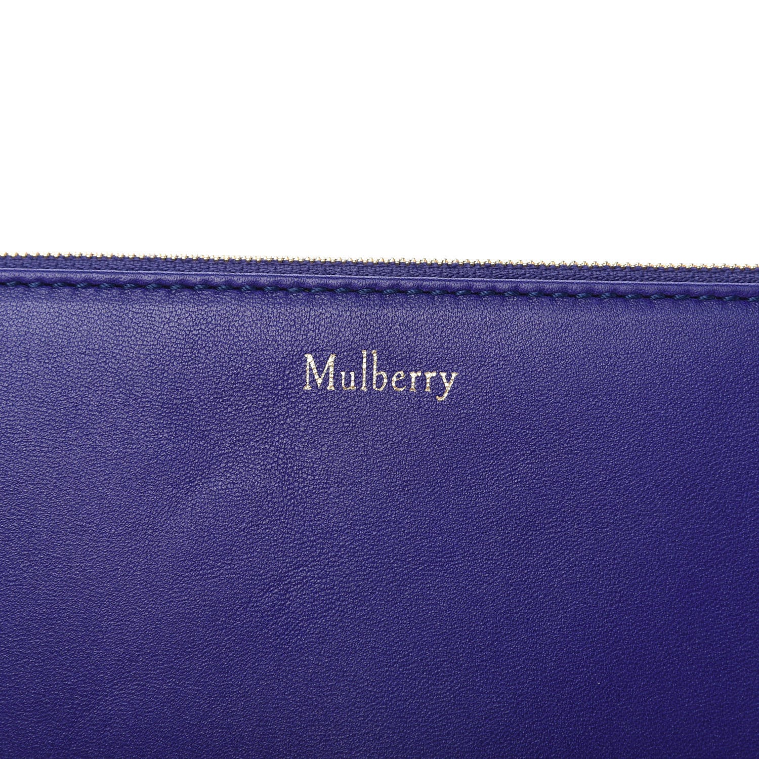 Mulberry Classic Grain Calfskin Small Clifton Flap Indigo 8 of 11