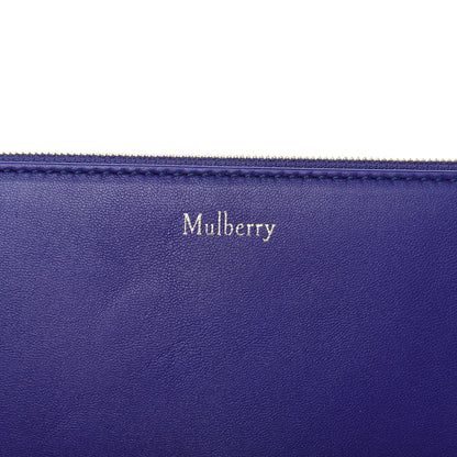 Mulberry Classic Grain Calfskin Small Clifton Flap Indigo 8 of 11