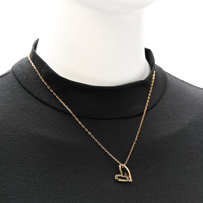 Louis Vuitton Metal Fall In Love Necklace 2 of 6