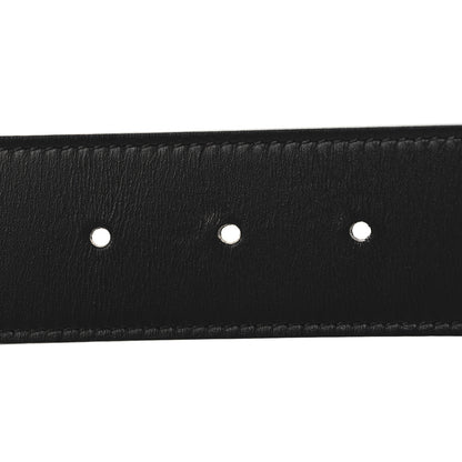 Gucci Calfskin Crystal Double G 40mm Belt 90 36 Black 3 of 5