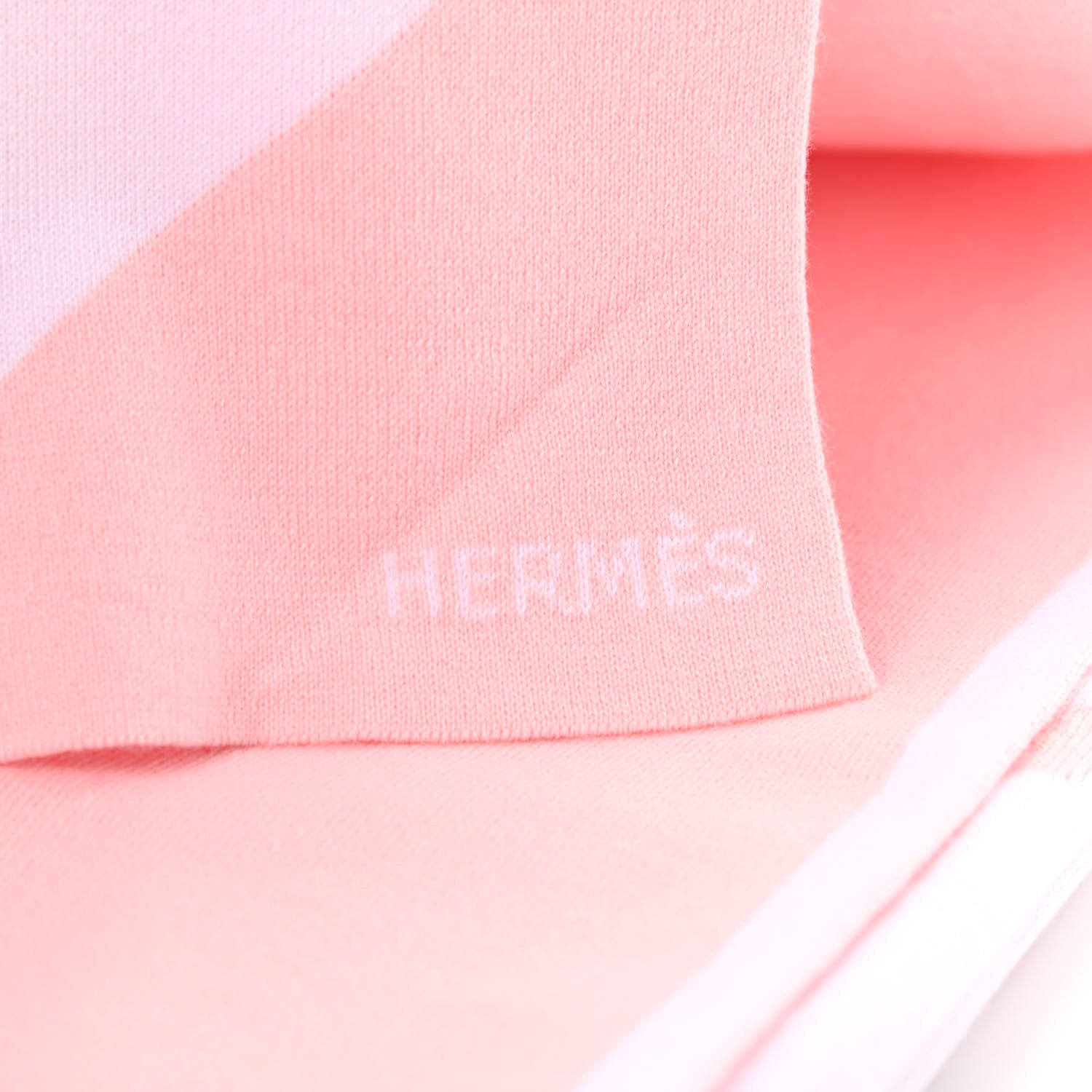 Hermes Cotton Adada Knit Baby Blanket Rose Lilac 4 of 4