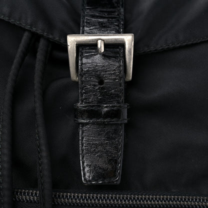 Prada Tessuto Nylon Vela Cinch Backpack Black 11 of 16