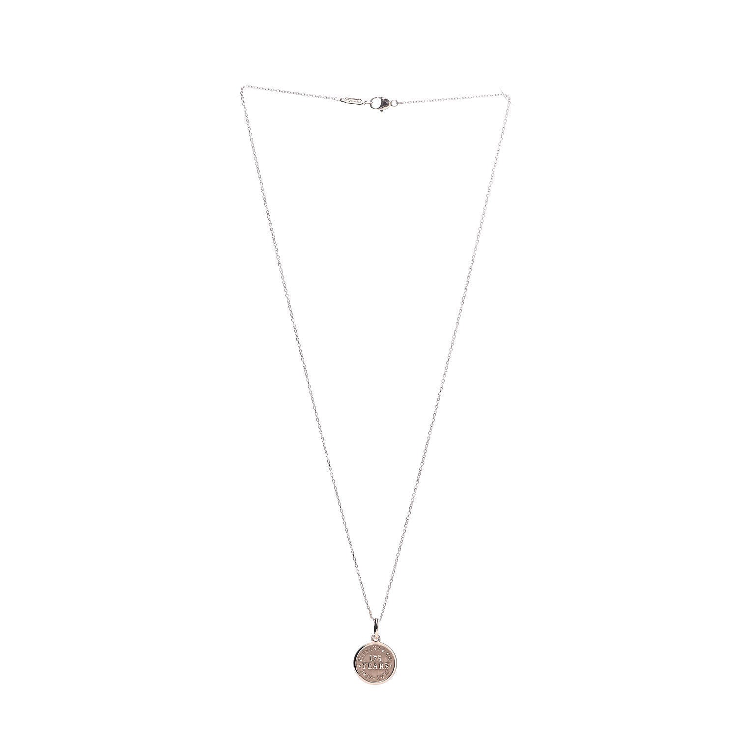 Tiffany Rubedo Lexicon 175th Anniversary Charm Pendant Necklace 3 of 8