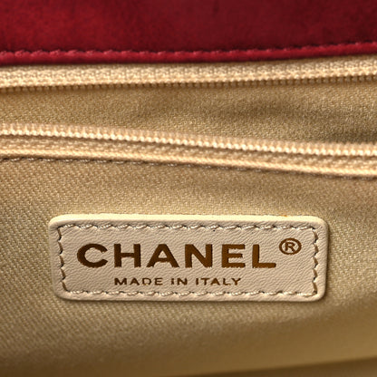 Chanel Iridescent Calfskin Quilted Chic Quilt Flap Red 6 of 14