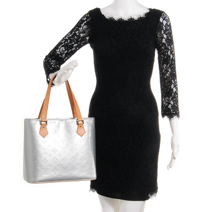 Louis Vuitton Vernis Houston Silver 2 of 7