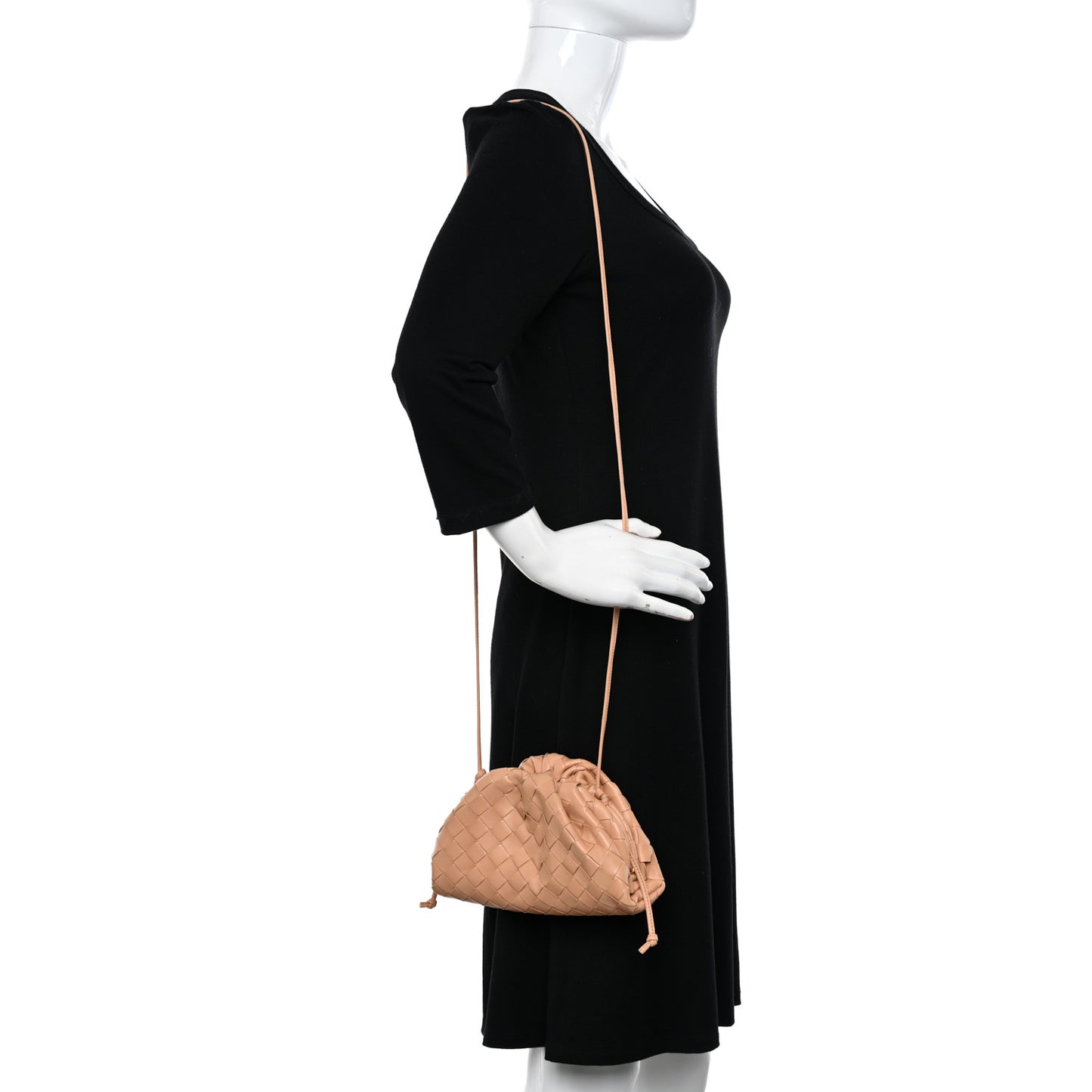 Nappa Intrecciato The Mini Pouch Almond