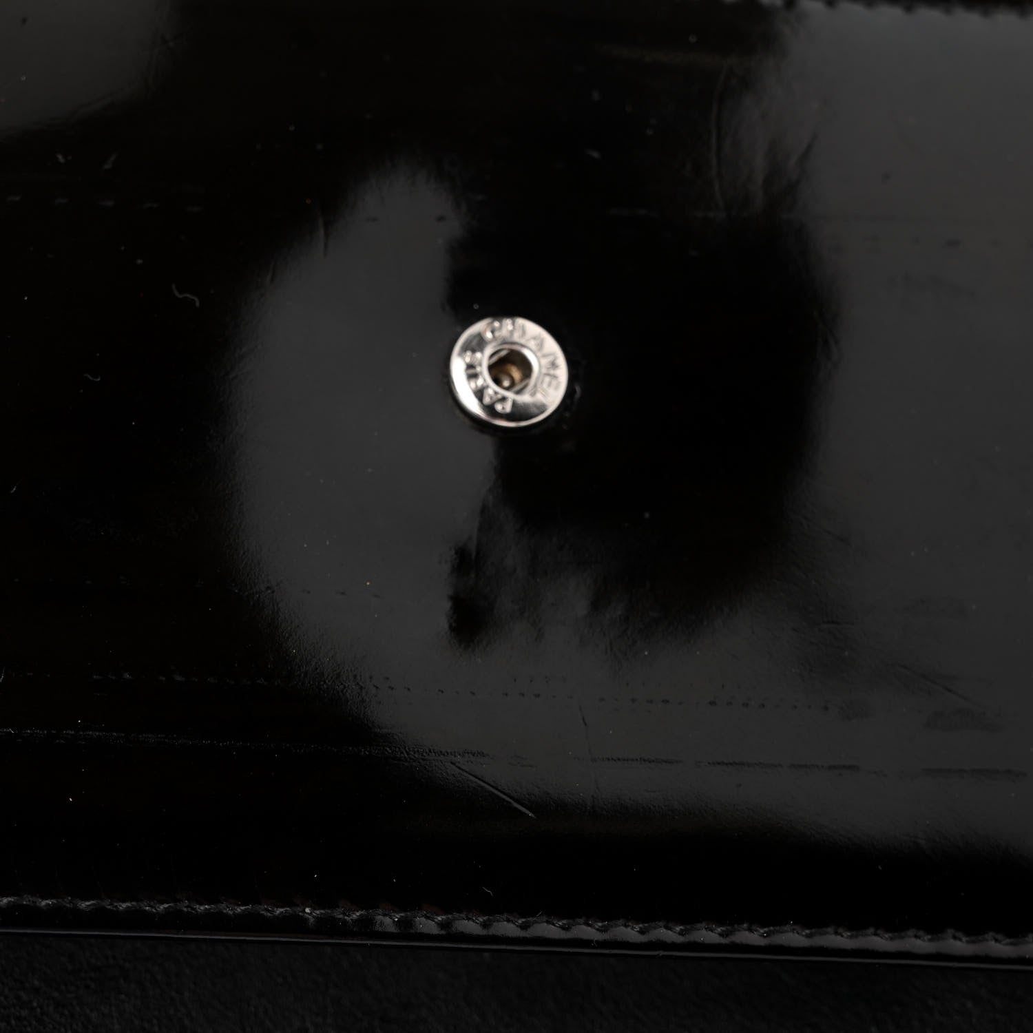 Chanel Glazed Calfskin Boy Wallet On Chain WOC Black 13 of 16