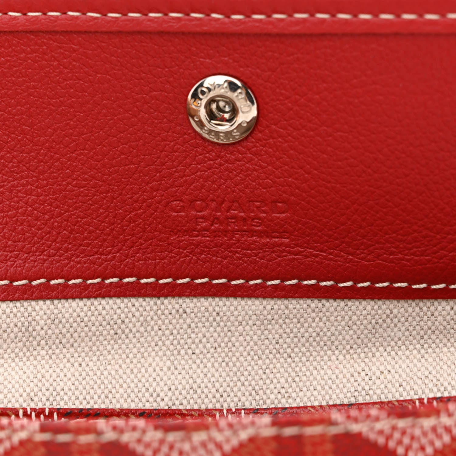 Goyard Goyardine Reversible Anjou PM Red 8 of 24