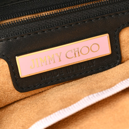 Jimmy Choo Raffia Large Sky Hobo Black 6 of 11